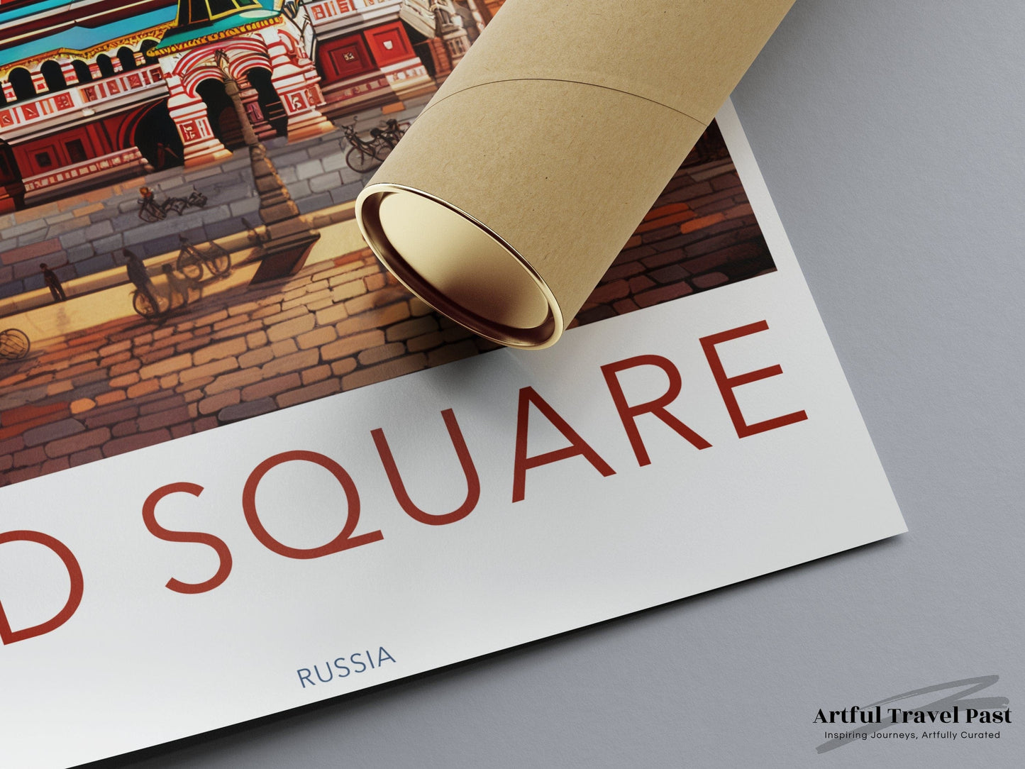 Red Square Poster | Russia Wall Art | Eastern Europe Artwork