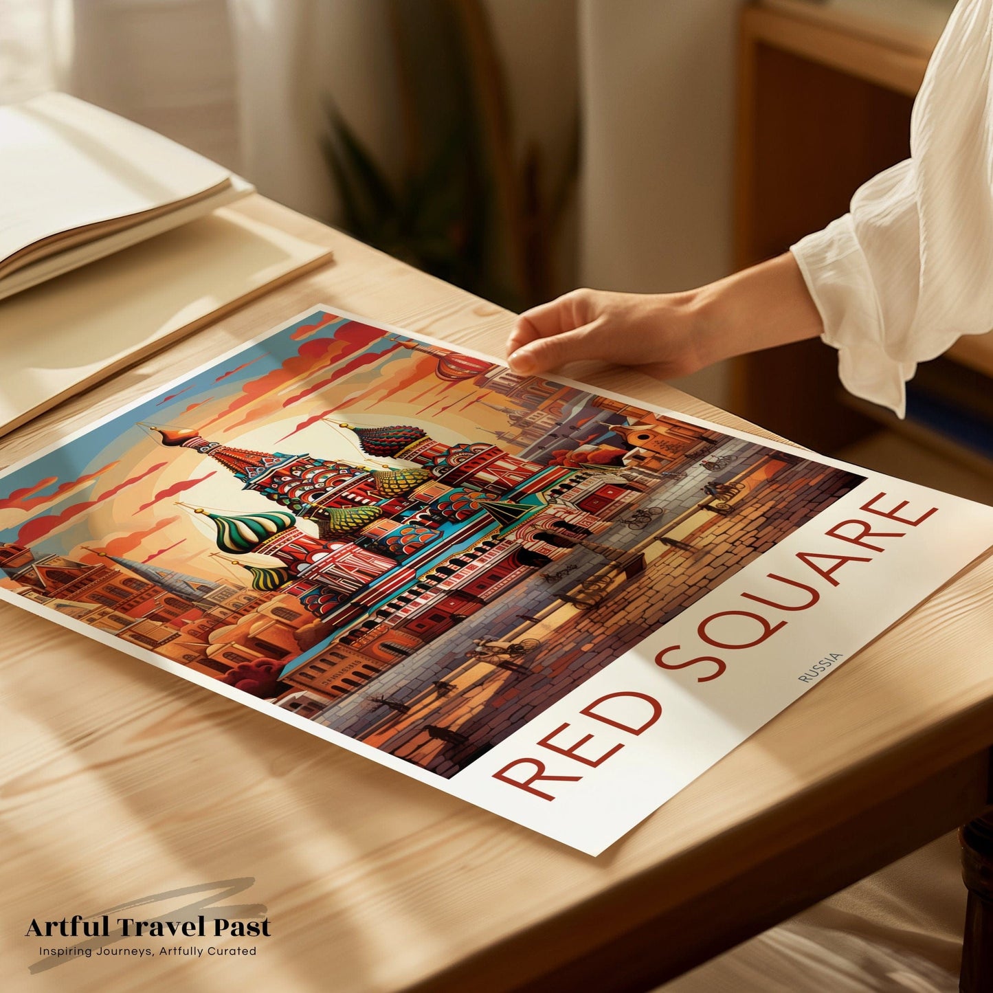 Red Square Poster | Russia Wall Art | Eastern Europe Artwork
