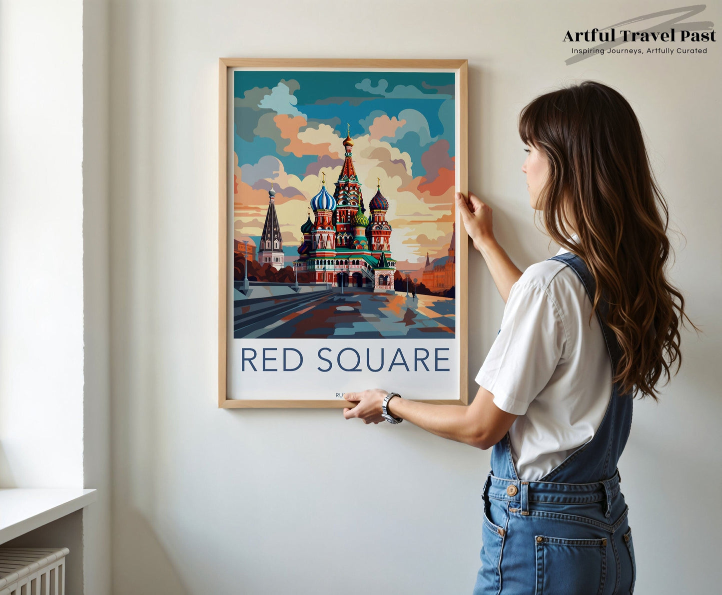 Red Square Poster | Russia Wall Art | Eastern Europe Artwork