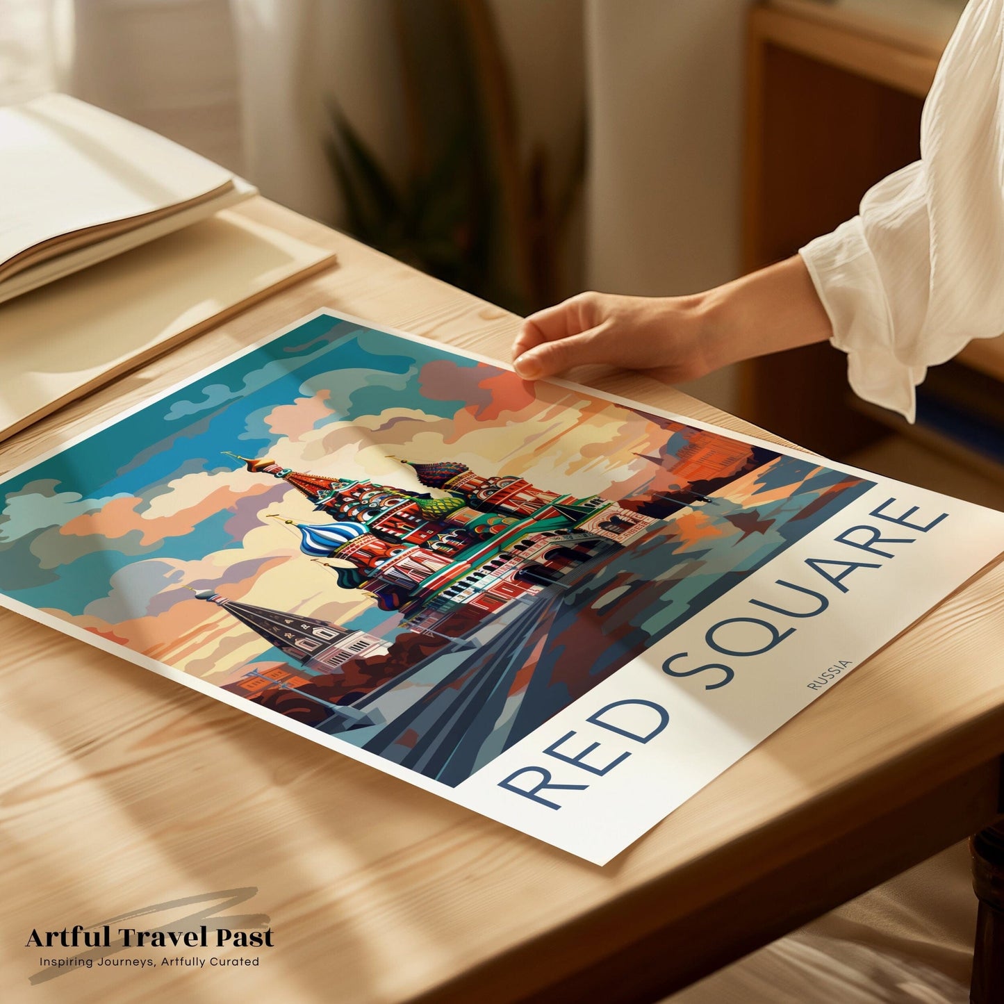 Red Square Poster | Russia Wall Art | Eastern Europe Artwork