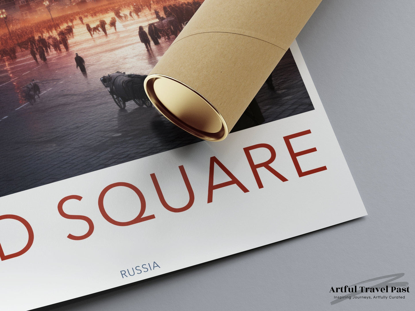 Red Square Poster | Russia Wall Art | Eastern Europe Decor