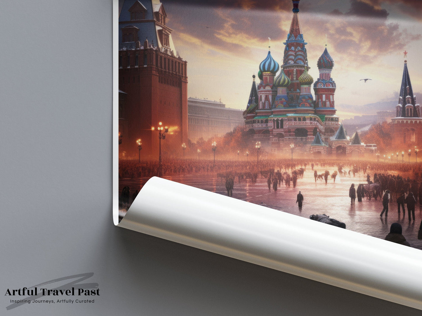 Red Square Poster | Russia Wall Art | Eastern Europe Decor