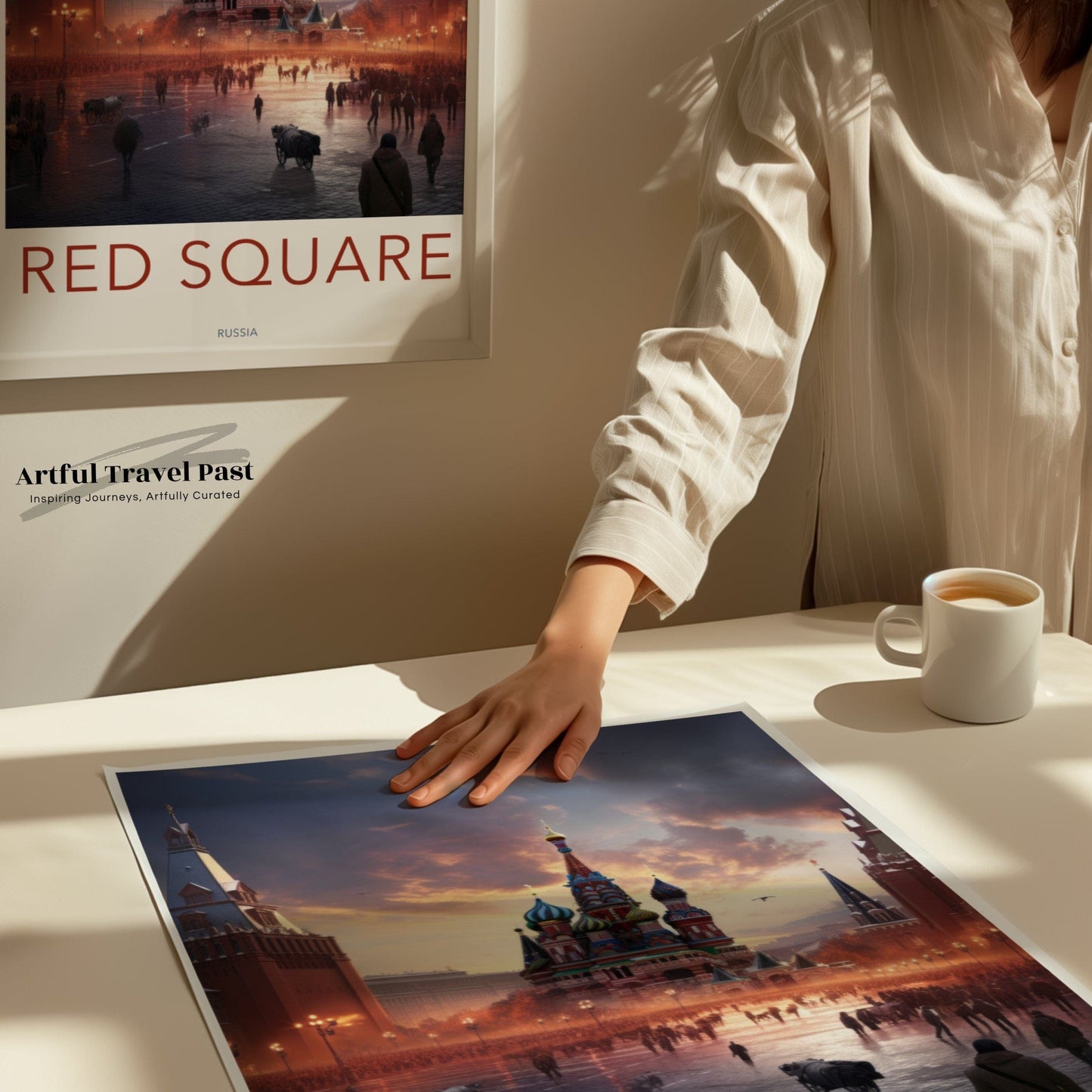 Red Square Poster | Russia Wall Art | Eastern Europe Decor