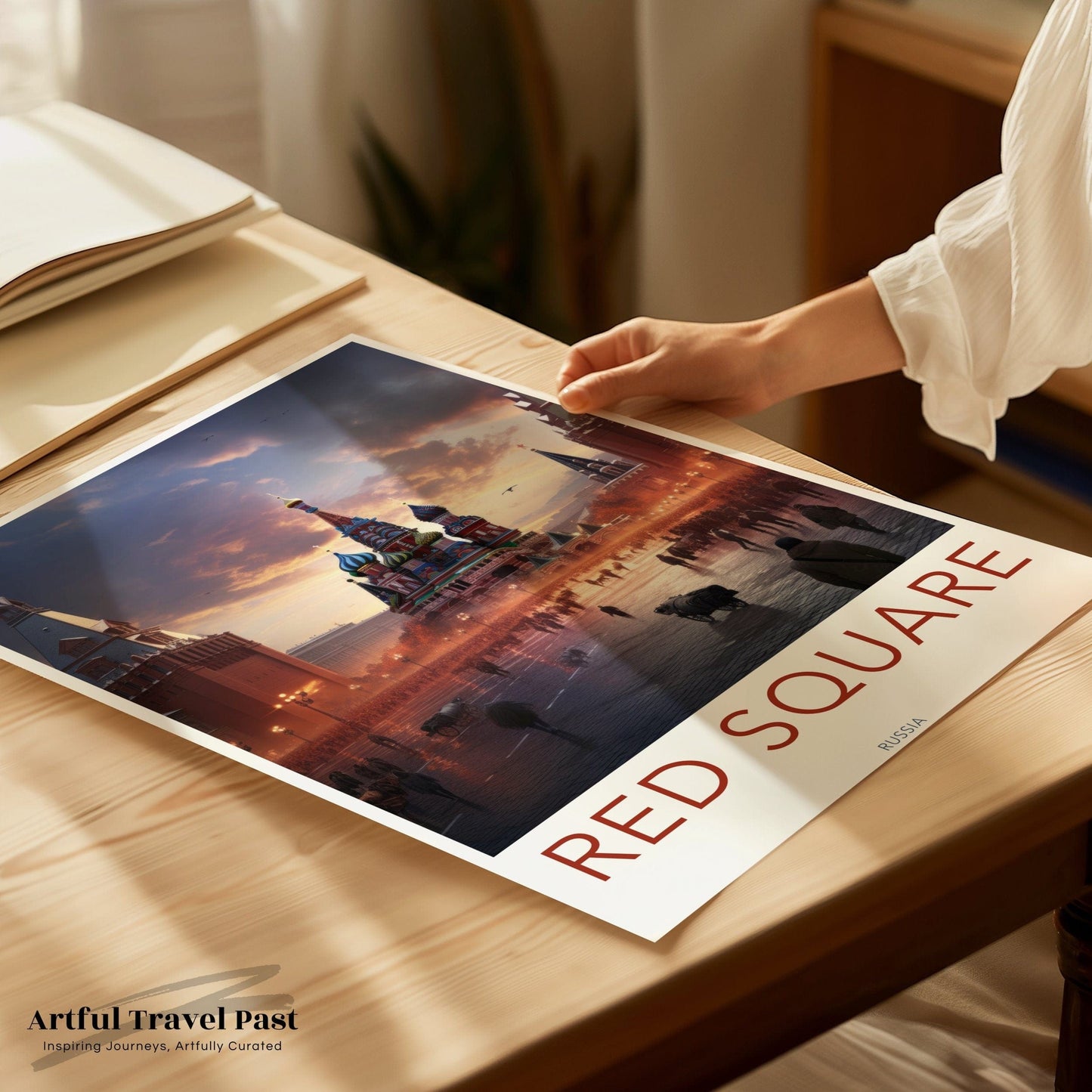 Red Square Poster | Russia Wall Art | Eastern Europe Decor