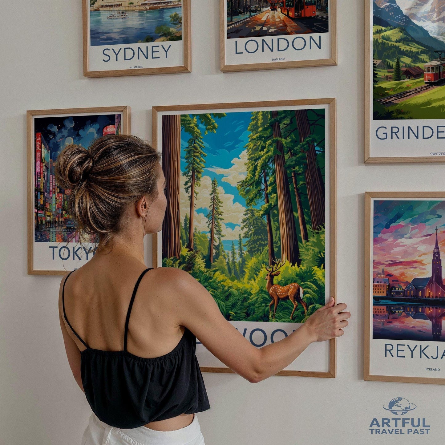 Redwood Park Poster - California Wall Art