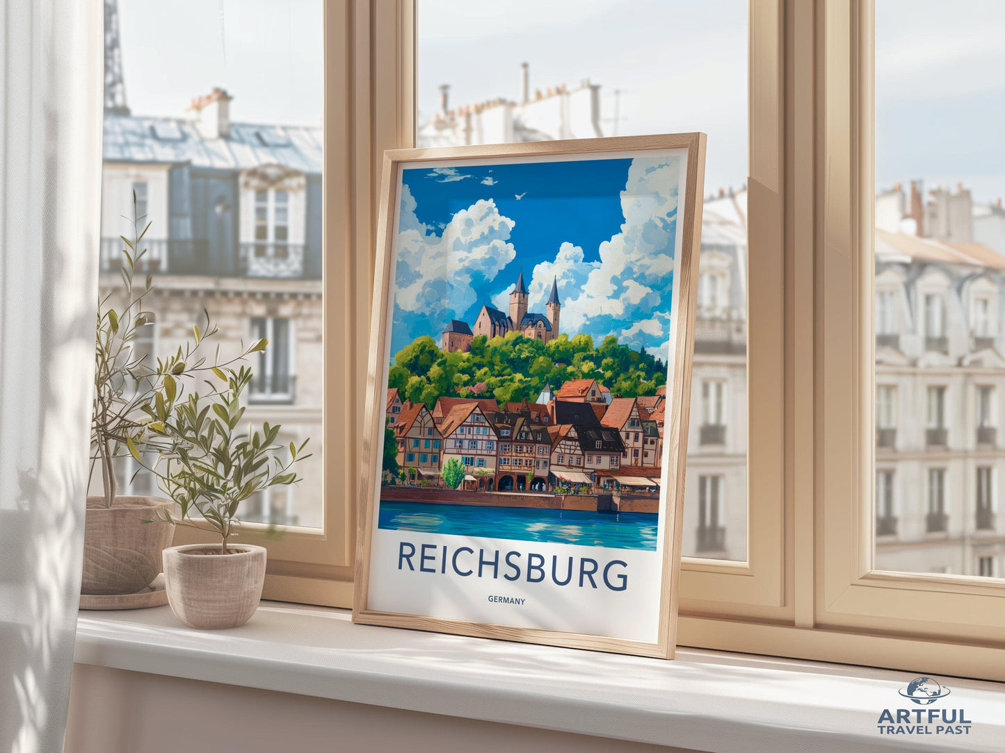 Reichsburg Castle Poster - Germany Wall Art