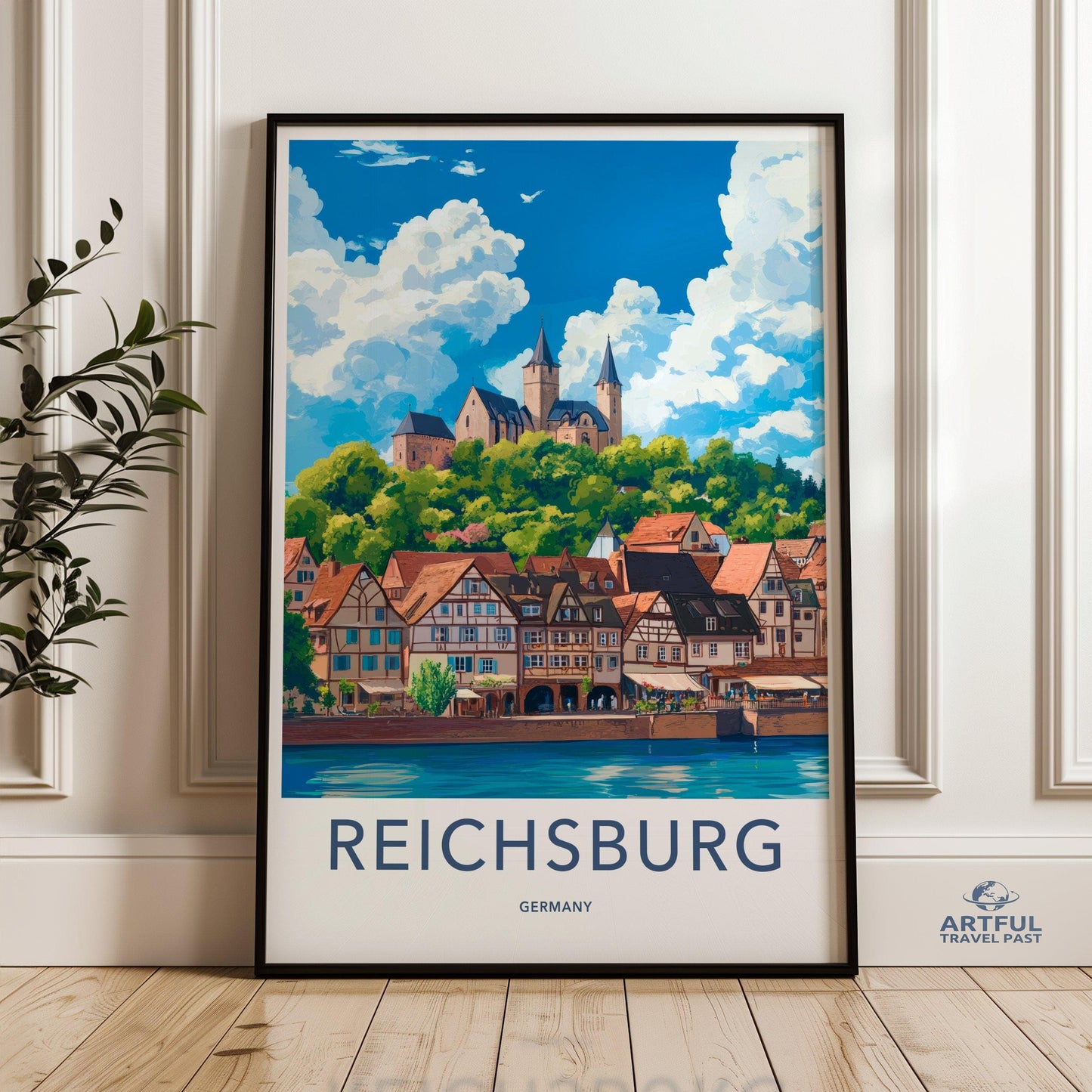 Reichsburg Castle Poster - Germany Wall Art