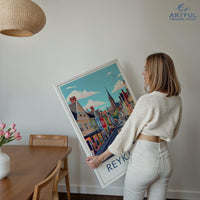 Reykjavik Poster - Iceland Wall Art