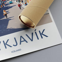 Reykjavik Poster - Iceland Wall Art