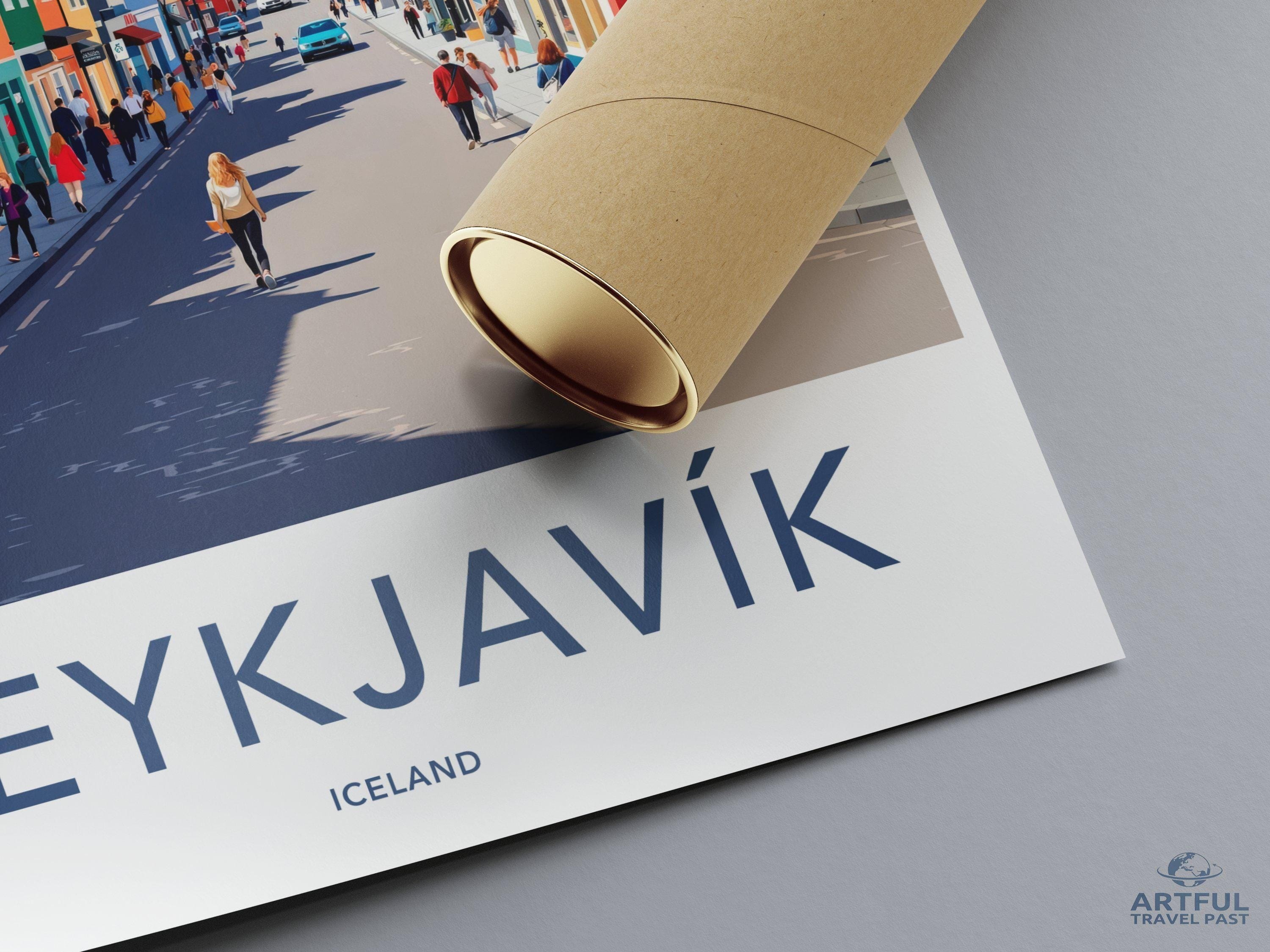 Reykjavik Poster - Iceland Wall Art