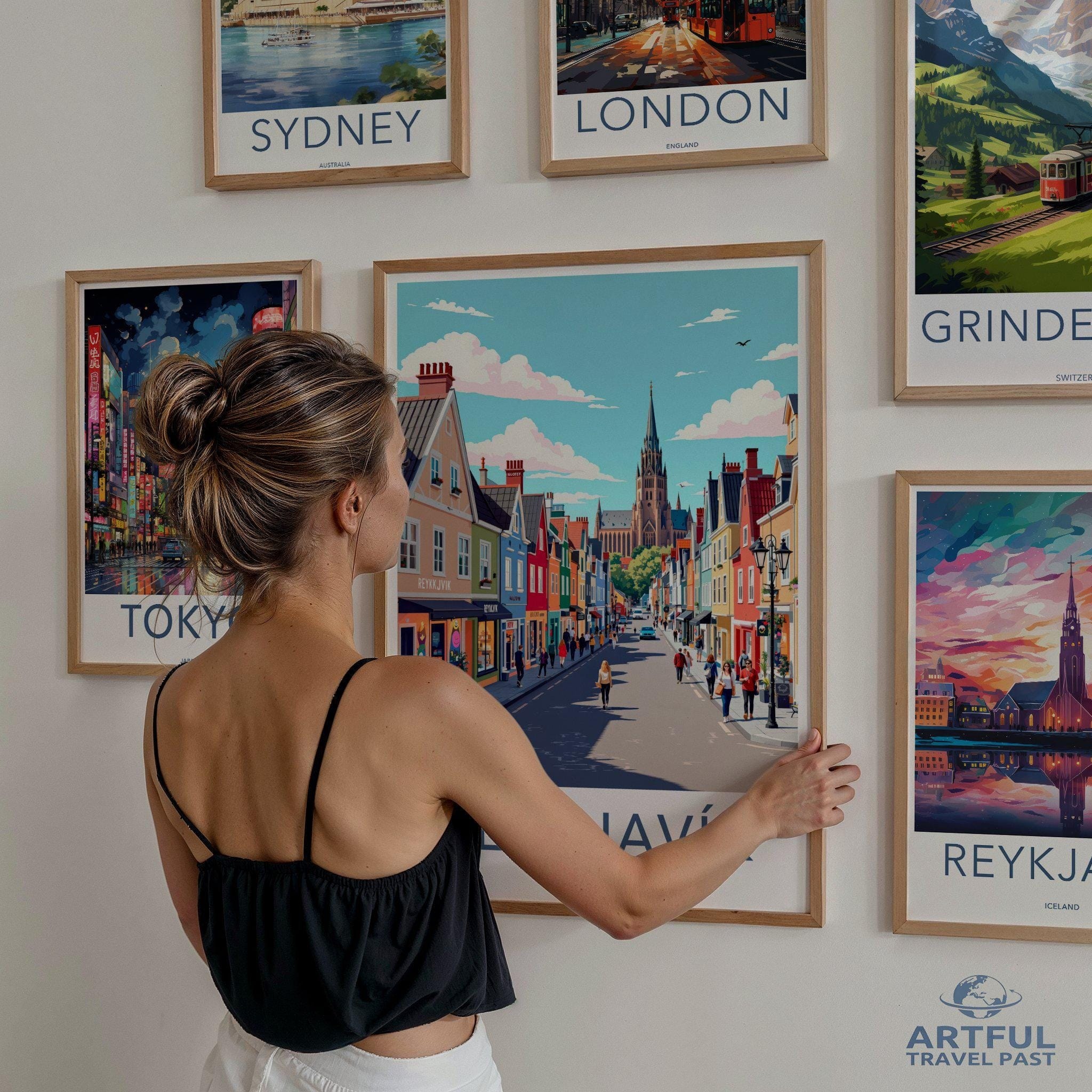 Reykjavik Poster - Iceland Wall Art