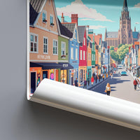 Reykjavik Poster - Iceland Wall Art