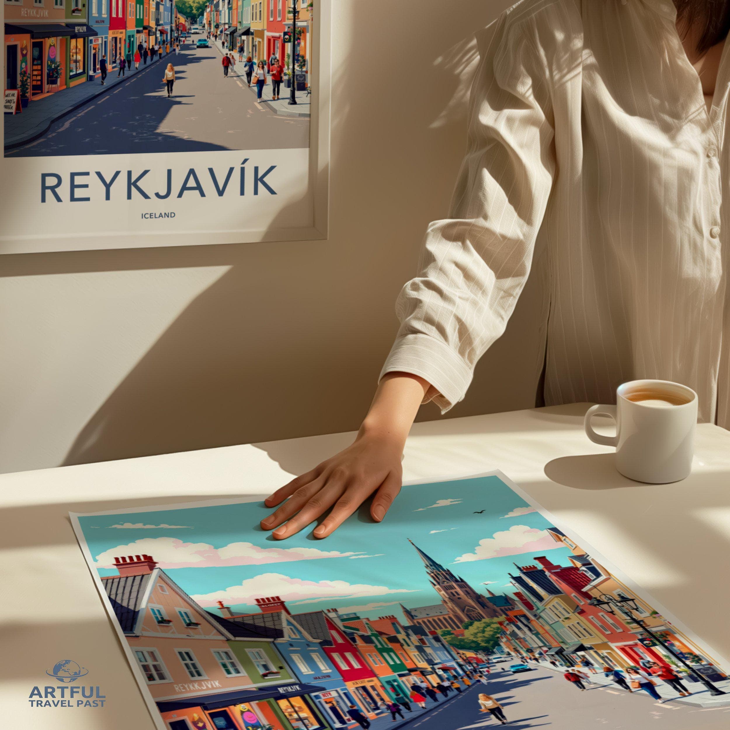 Reykjavik Poster - Iceland Wall Art