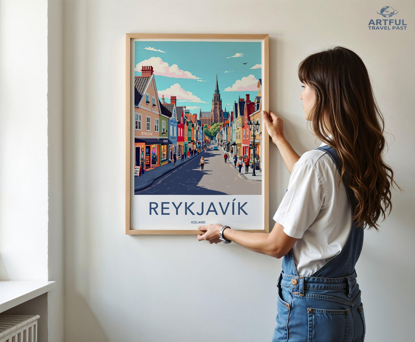 Reykjavik Poster - Iceland Wall Art
