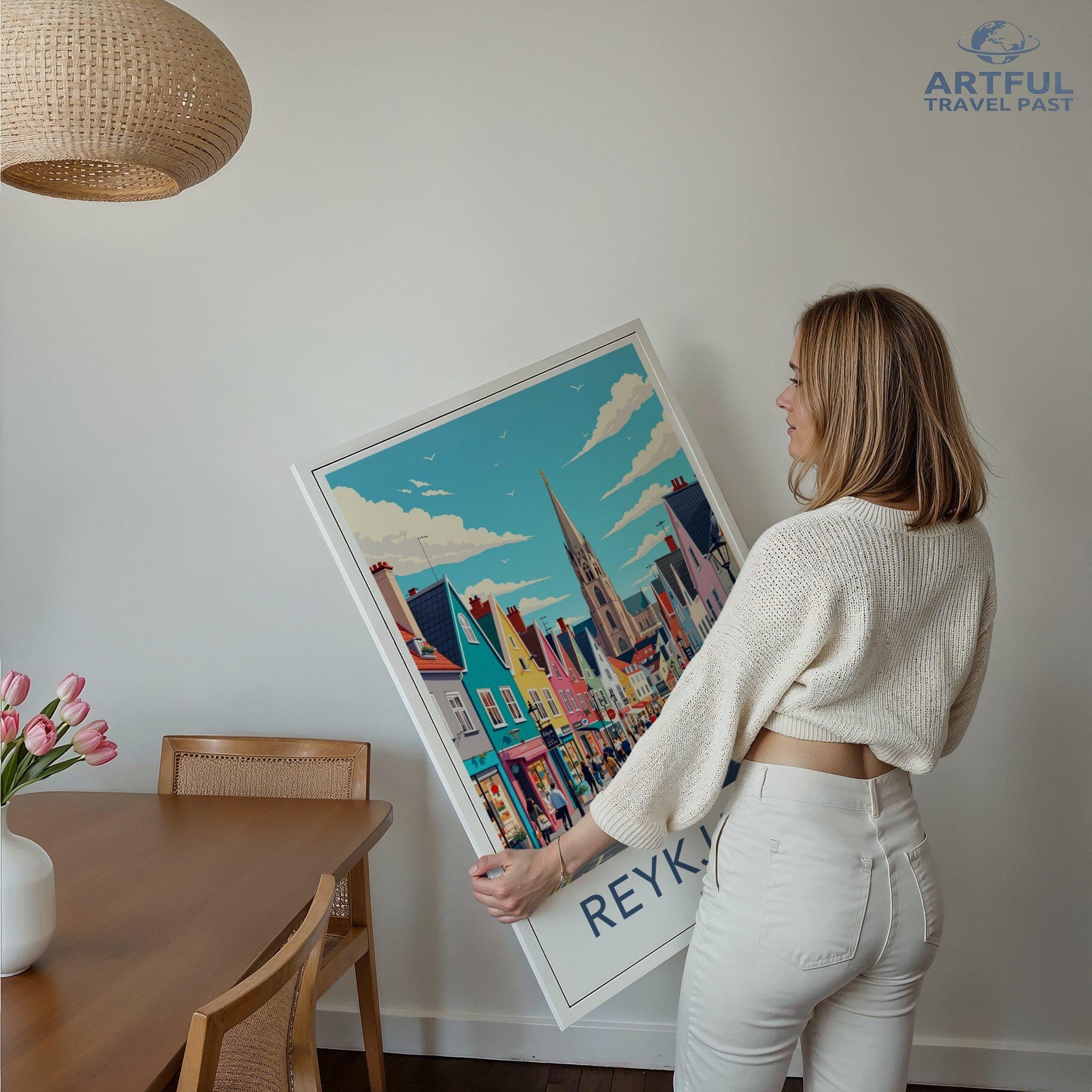Reykjavik Poster - Iceland Wall Art