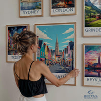 Reykjavik Poster - Iceland Wall Art