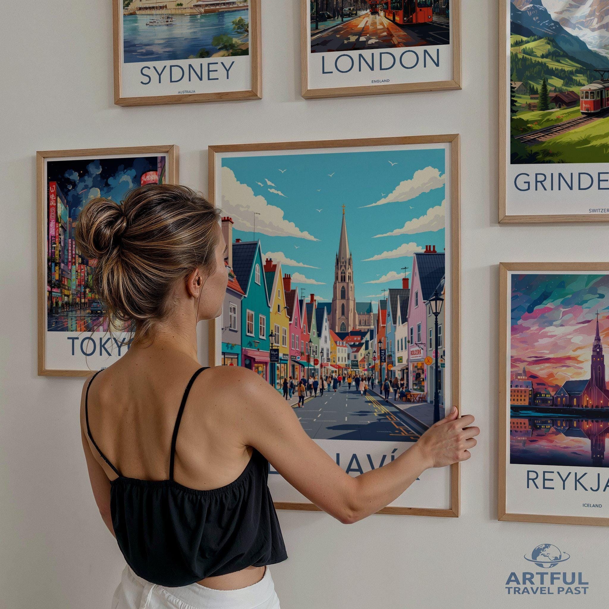 Reykjavik Poster - Iceland Wall Art