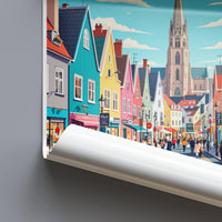 Reykjavik Poster - Iceland Wall Art