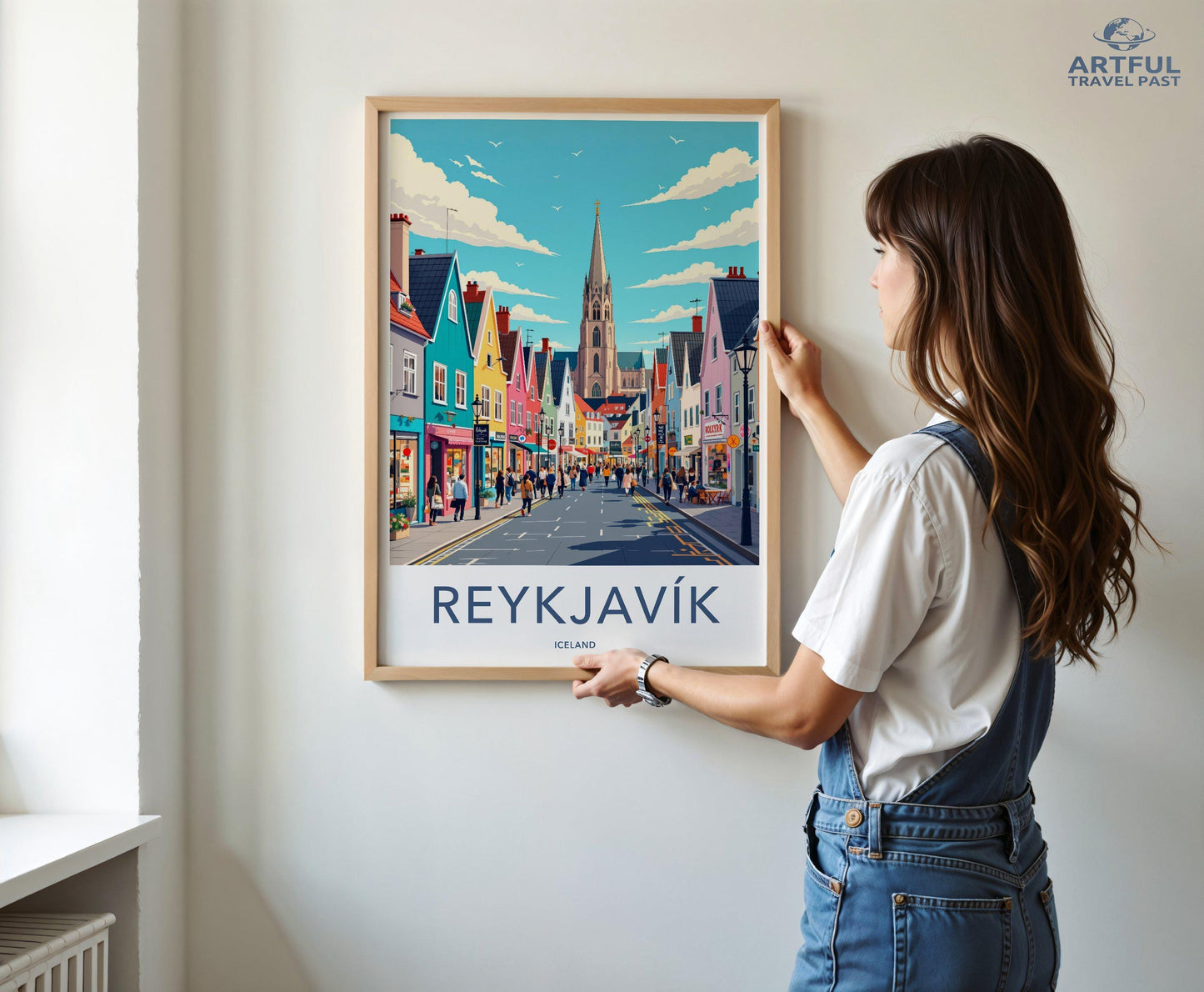 Reykjavik Poster - Iceland Wall Art
