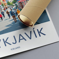 Reykjavik Poster - Iceland Wall Art