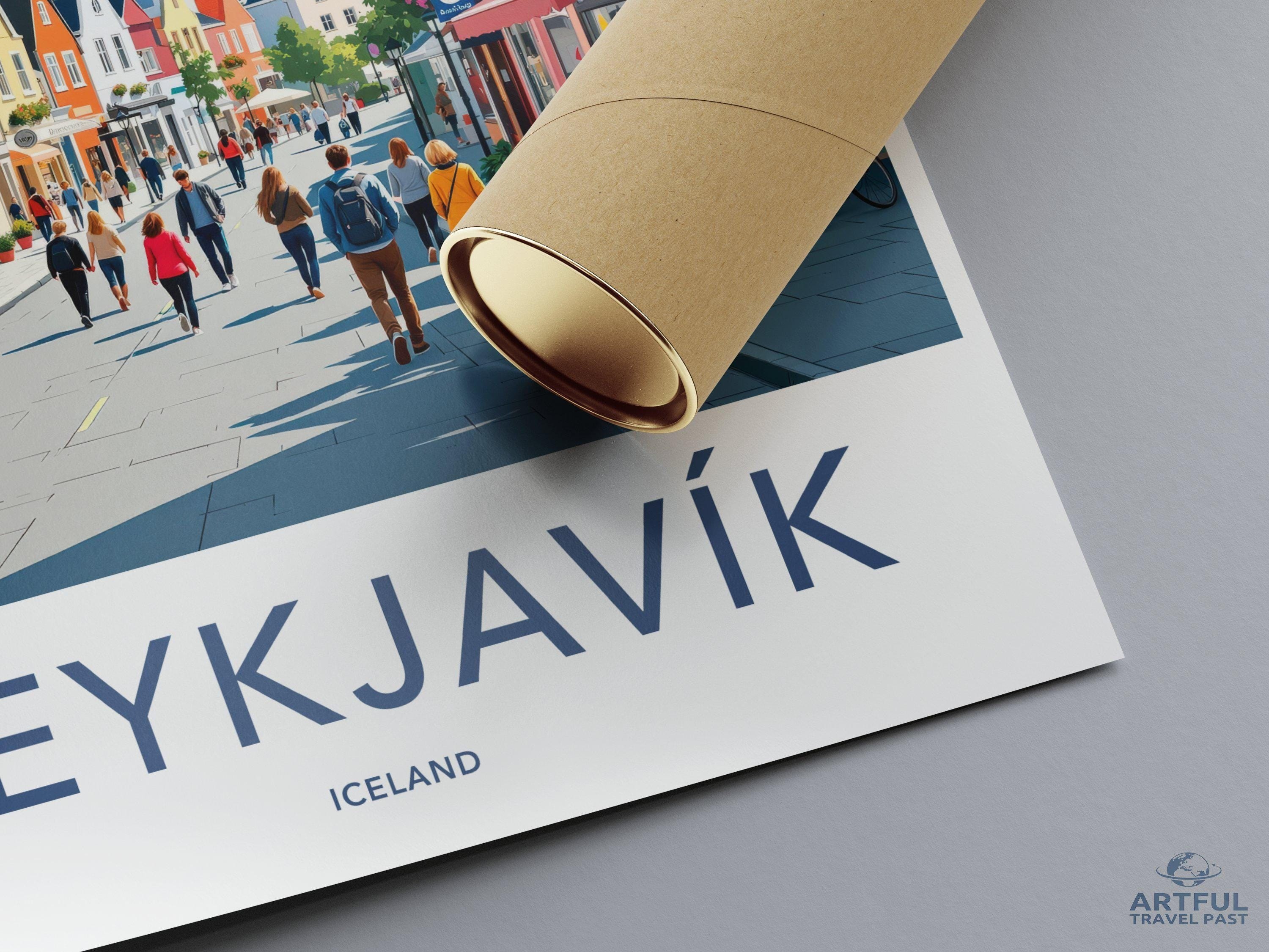 Reykjavik Poster - Iceland Wall Art