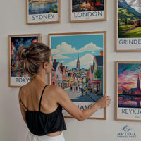 Reykjavik Poster - Iceland Wall Art