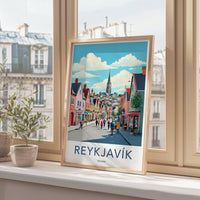 Reykjavik Poster - Iceland Wall Art