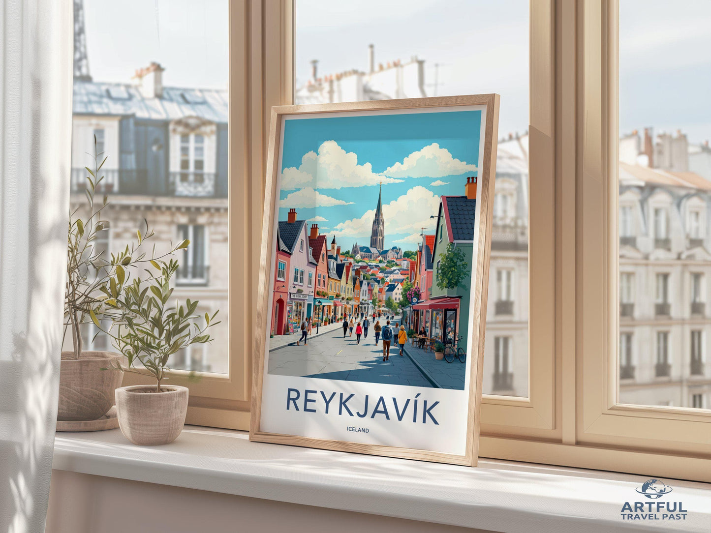 Reykjavik Poster - Iceland Wall Art