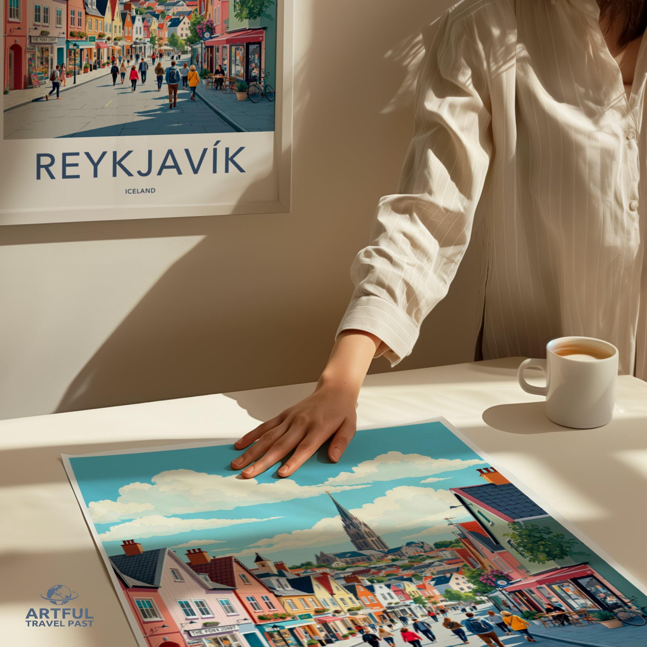 Reykjavik Poster - Iceland Wall Art