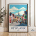 Reykjavik Poster - Iceland Wall Art
