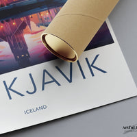 Reykjavik Poster - Iceland Wall Art