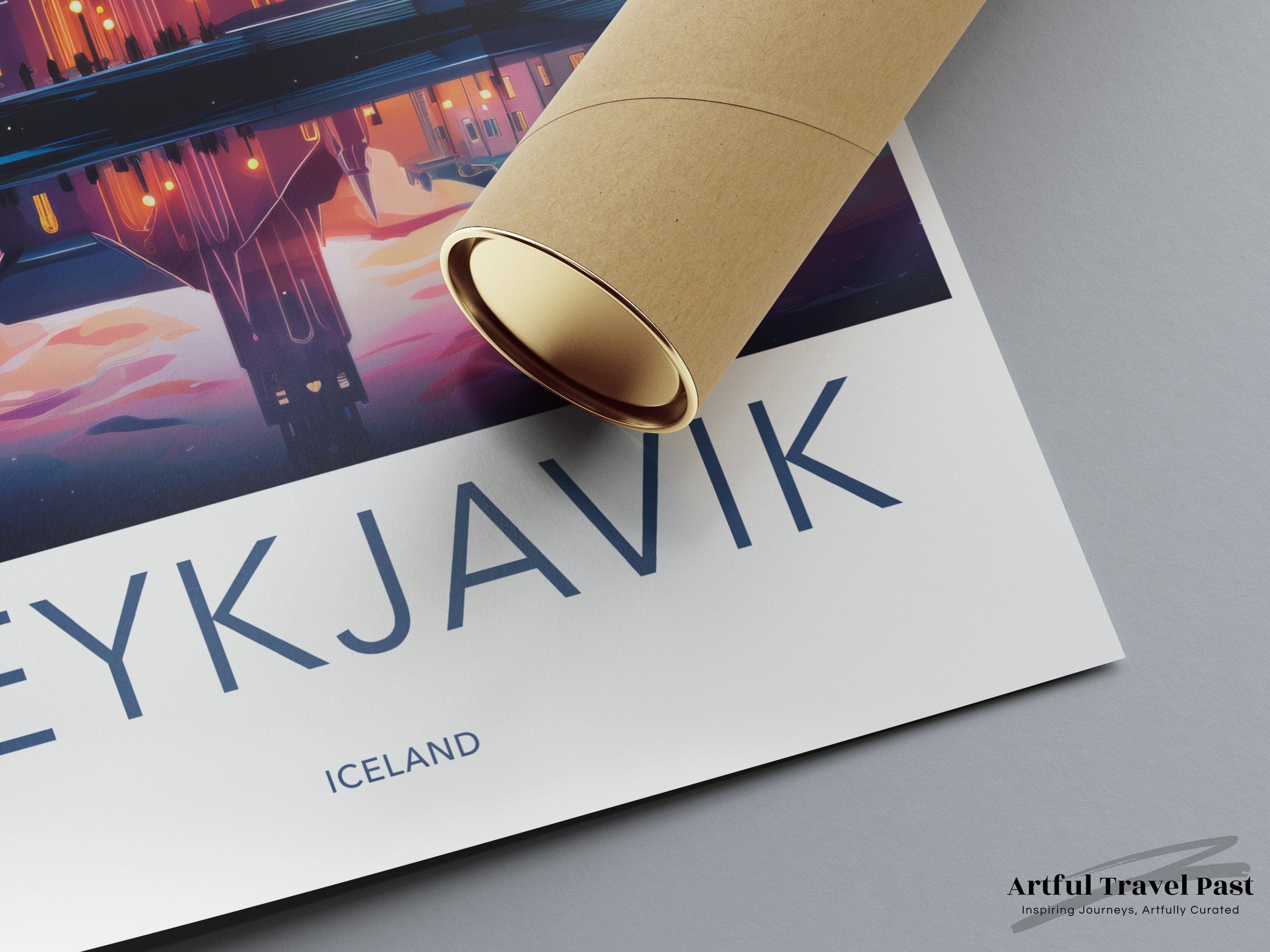 Reykjavik Poster - Iceland Wall Art