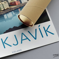 Reykjavik Poster - Iceland Wall Art