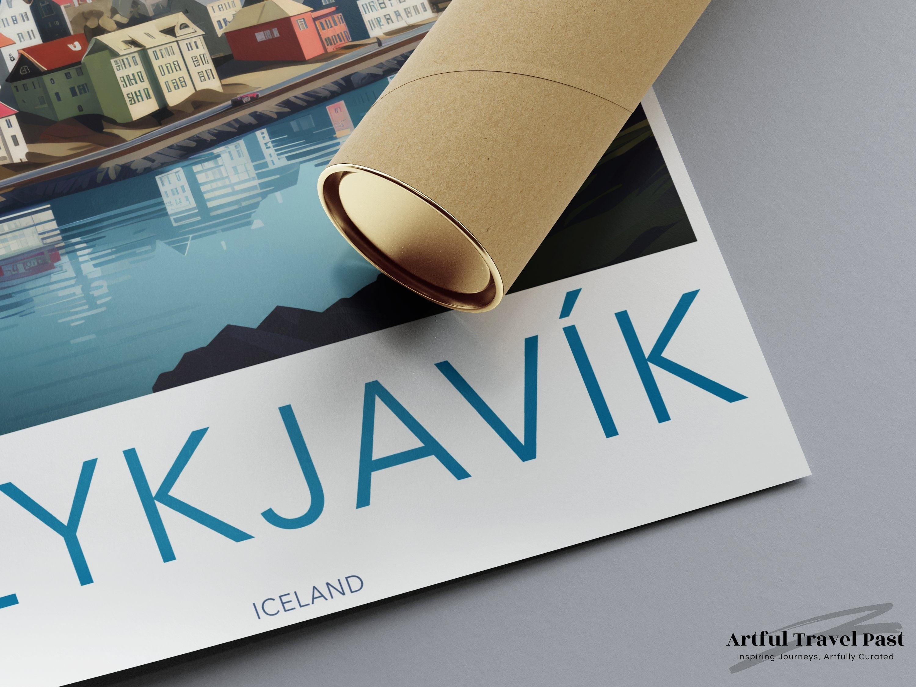 Reykjavik Poster - Iceland Wall Art