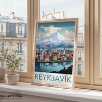 Reykjavik Poster - Iceland Wall Art