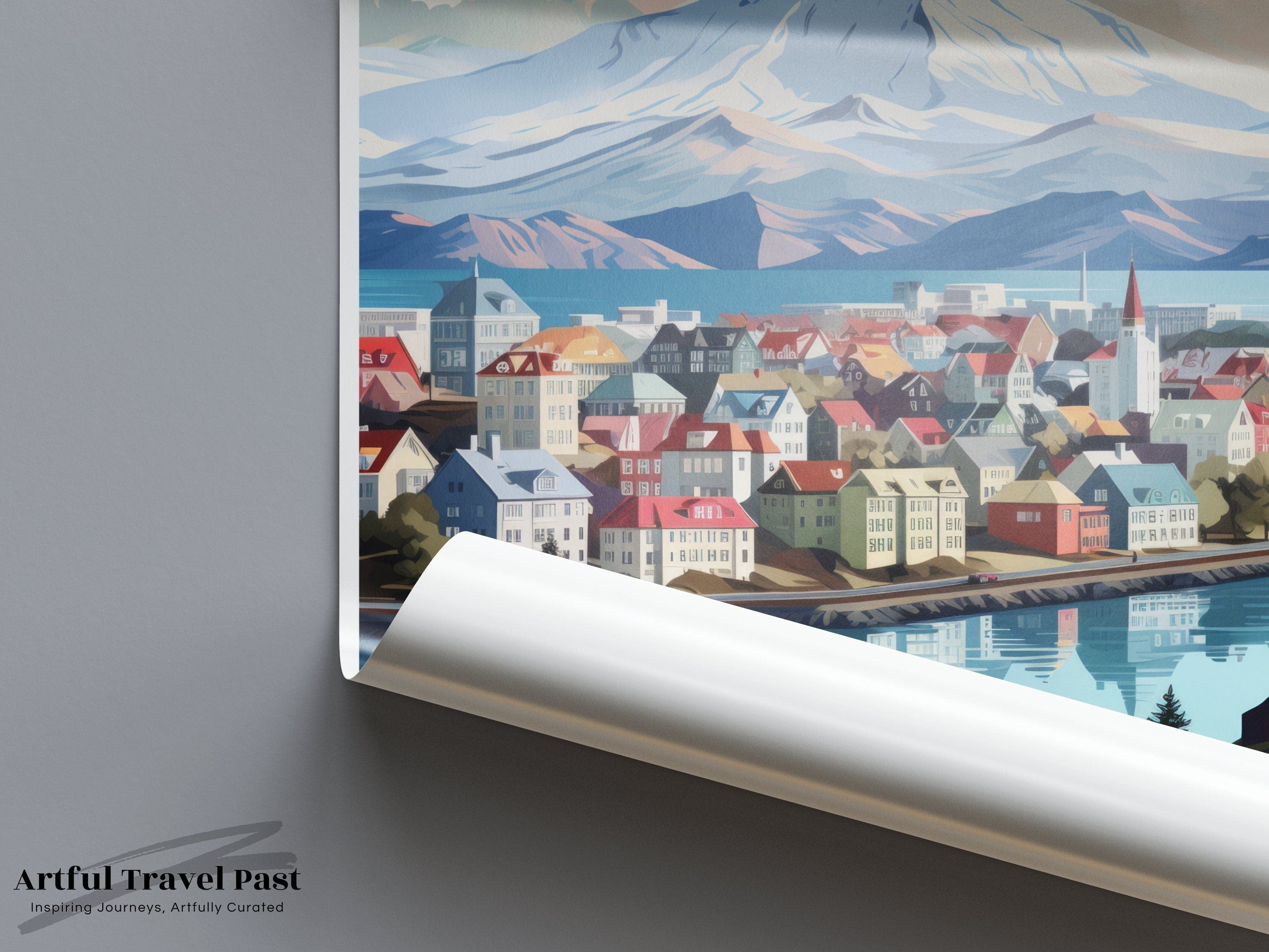 Reykjavik Poster - Iceland Wall Art