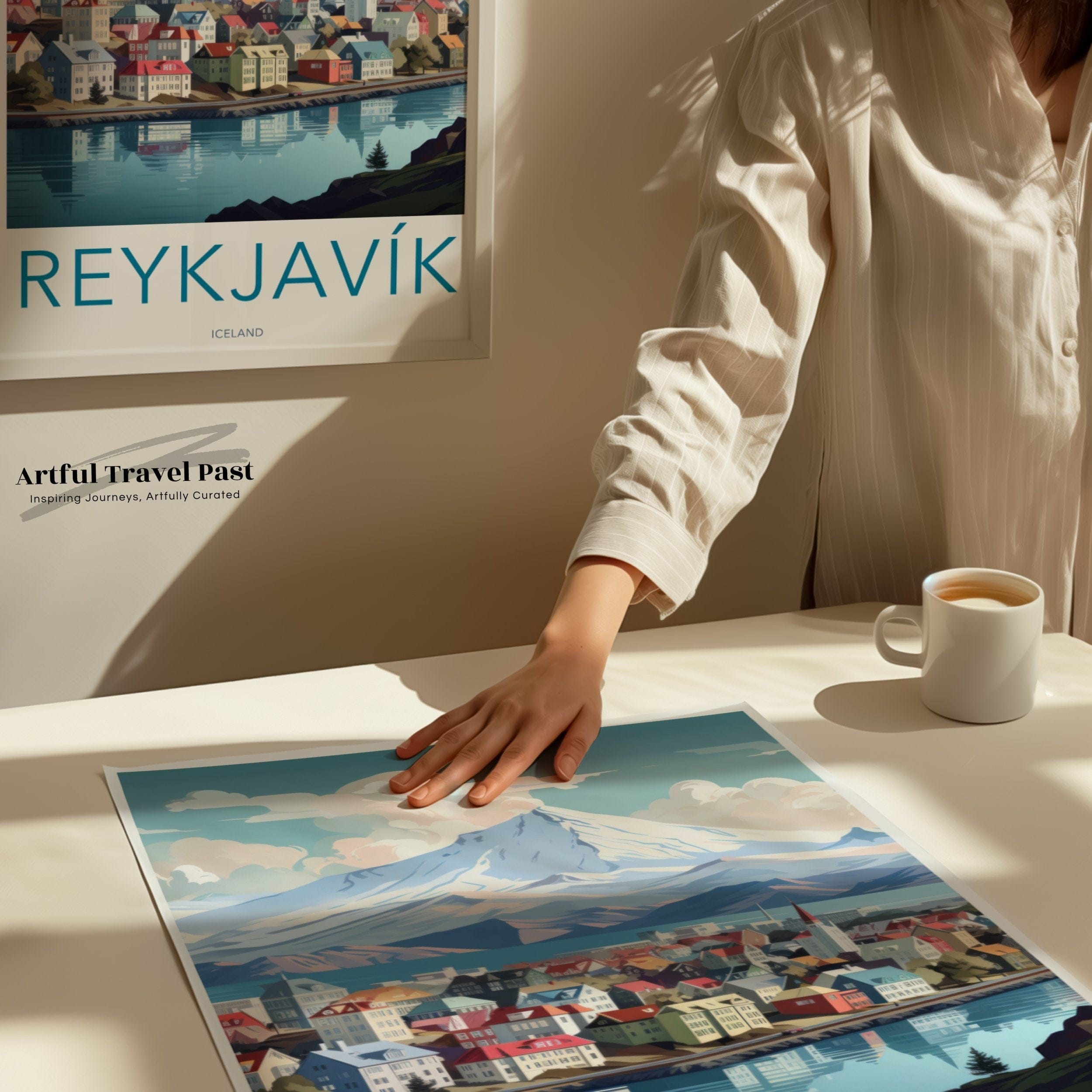 Reykjavik Poster - Iceland Wall Art