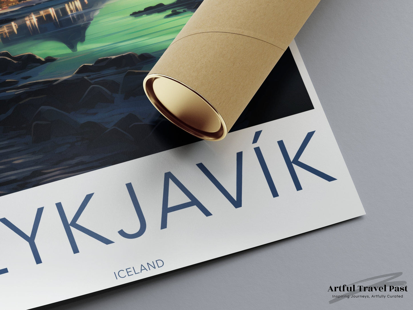 Reykjavik Poster | Iceland Wall Art | Nordic Decor