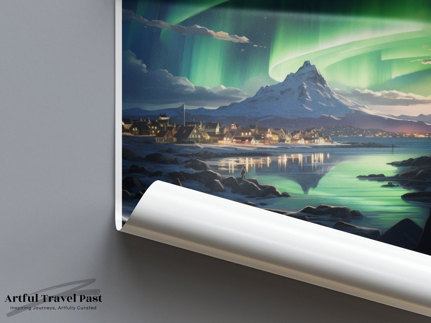 Reykjavik Poster | Iceland Wall Art | Nordic Decor