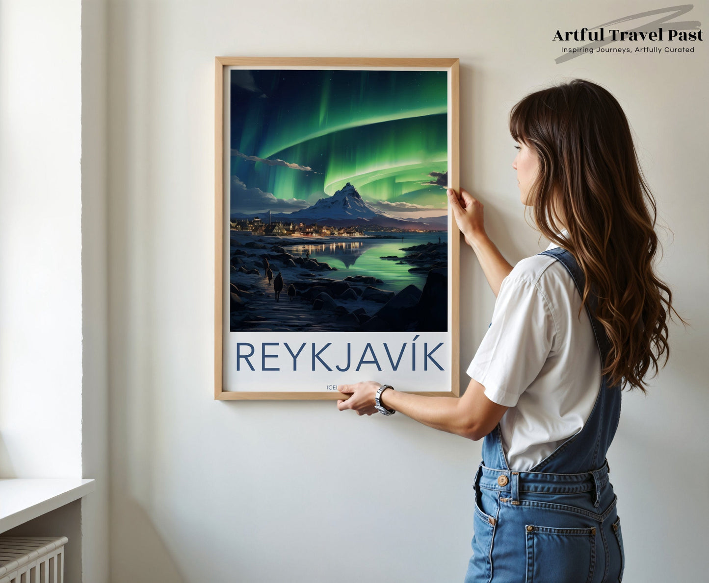 Reykjavik Poster | Iceland Wall Art | Nordic Decor