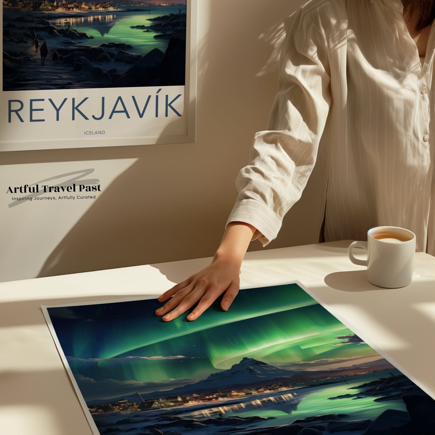 Reykjavik Poster | Iceland Wall Art | Nordic Decor