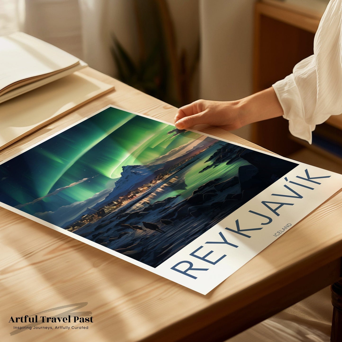 Reykjavik Poster | Iceland Wall Art | Nordic Decor