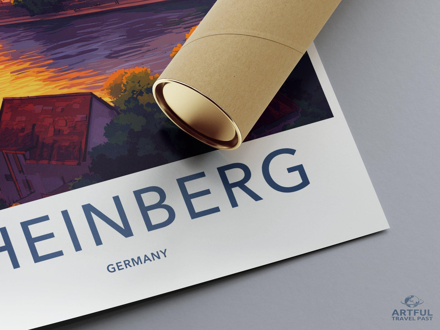 Rheinberg Poster | Germany Wall Art | Europe Decor