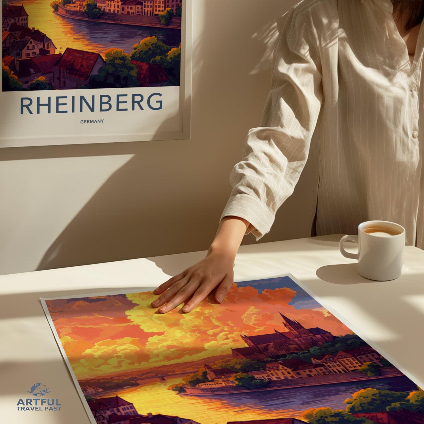 Rheinberg Poster | Germany Wall Art | Europe Decor