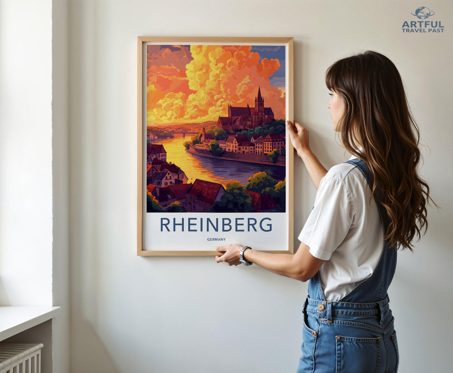 Rheinberg Poster | Germany Wall Art | Europe Decor