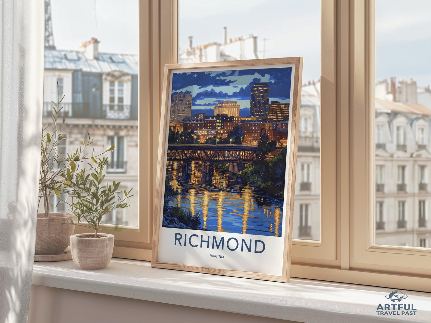 Richmond Poster | Virginia Wall Art | America Decor