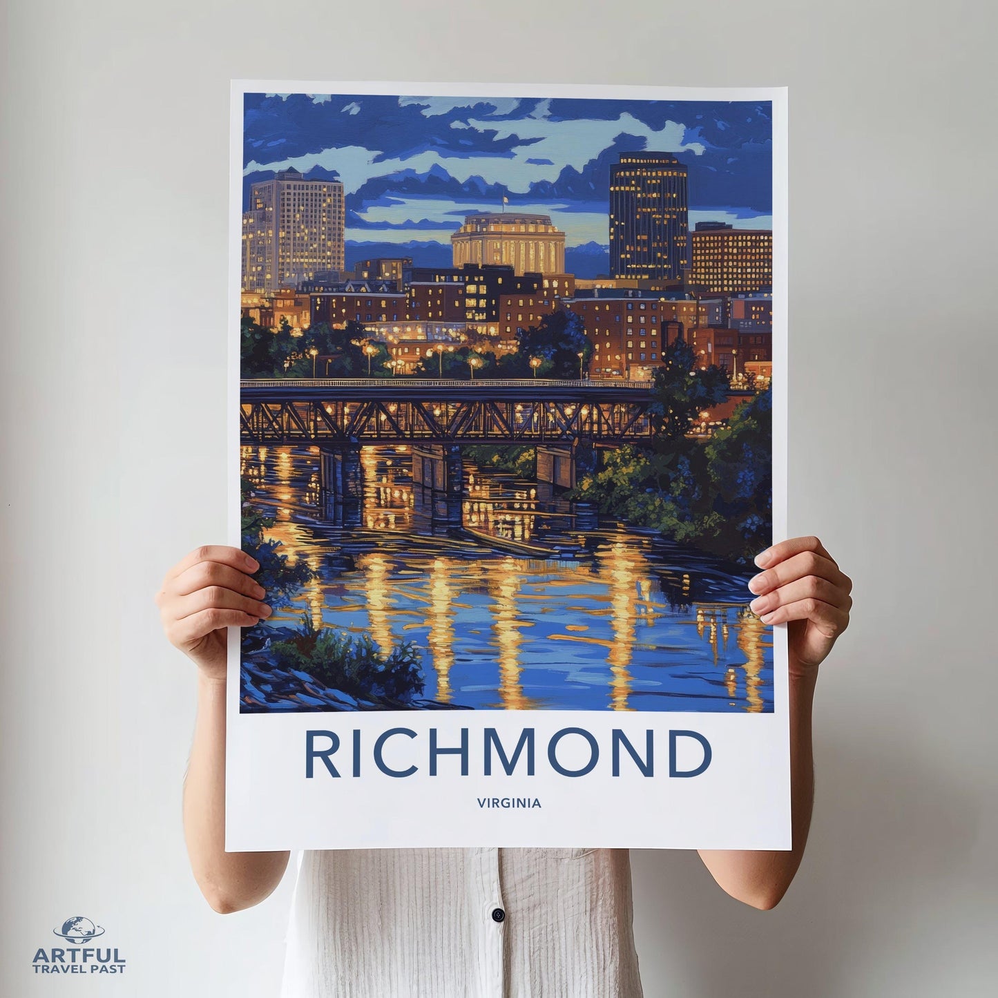 Richmond Poster | Virginia Wall Art | America Decor