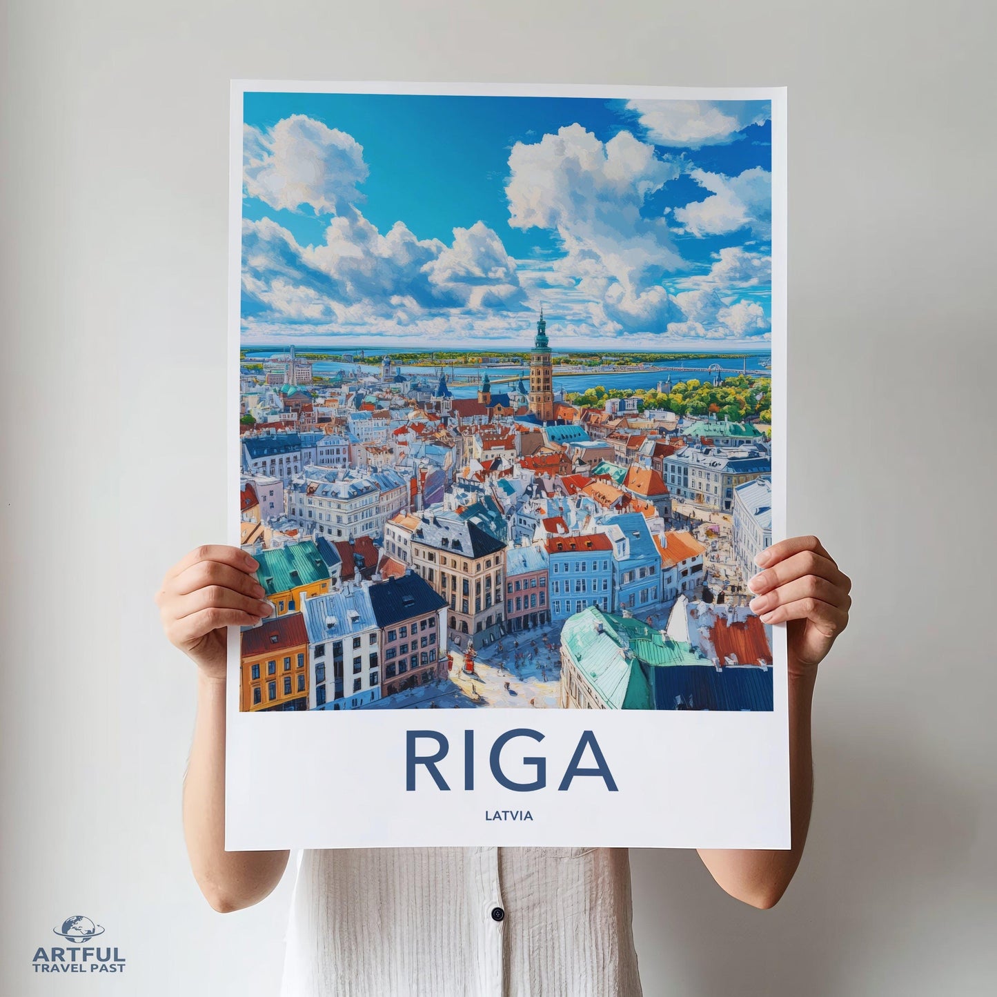 Riga Poster - Latvia Wall Art