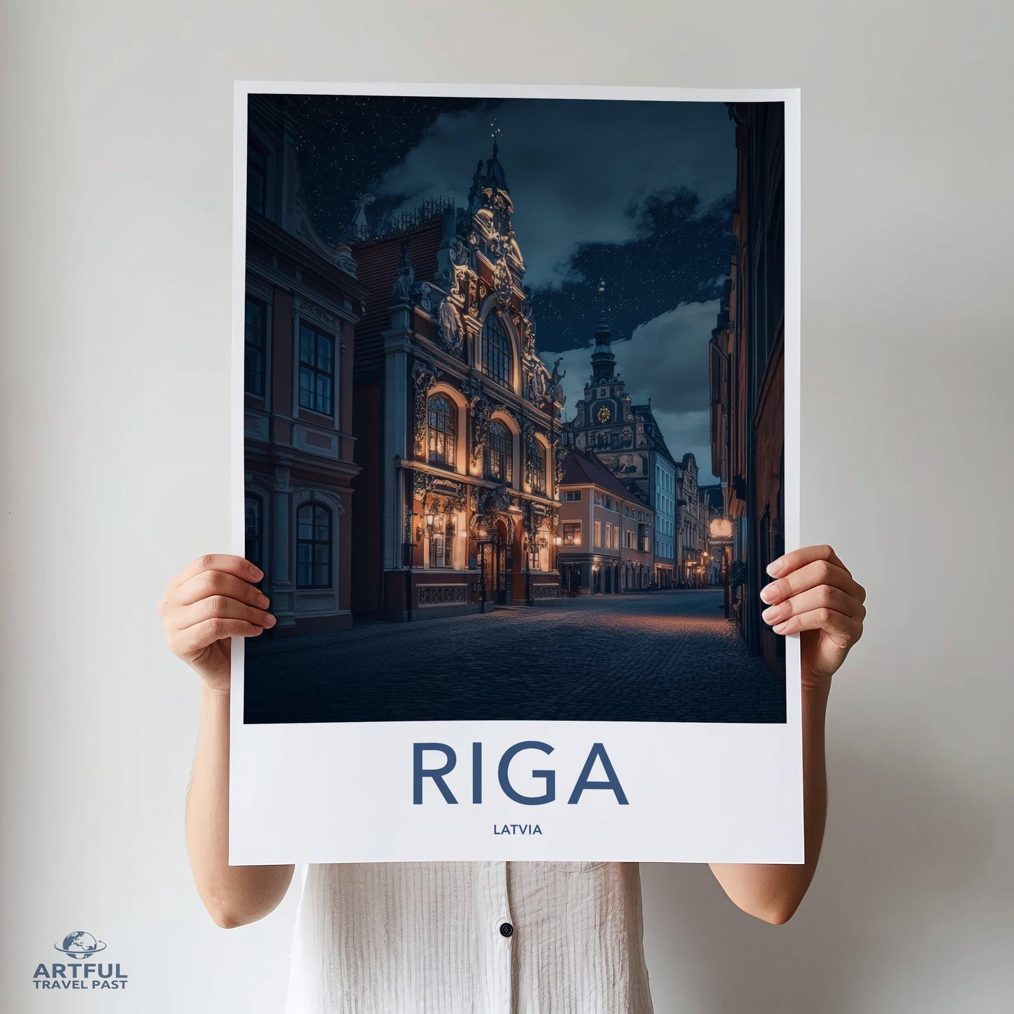Riga Poster - Latvia Wall Art