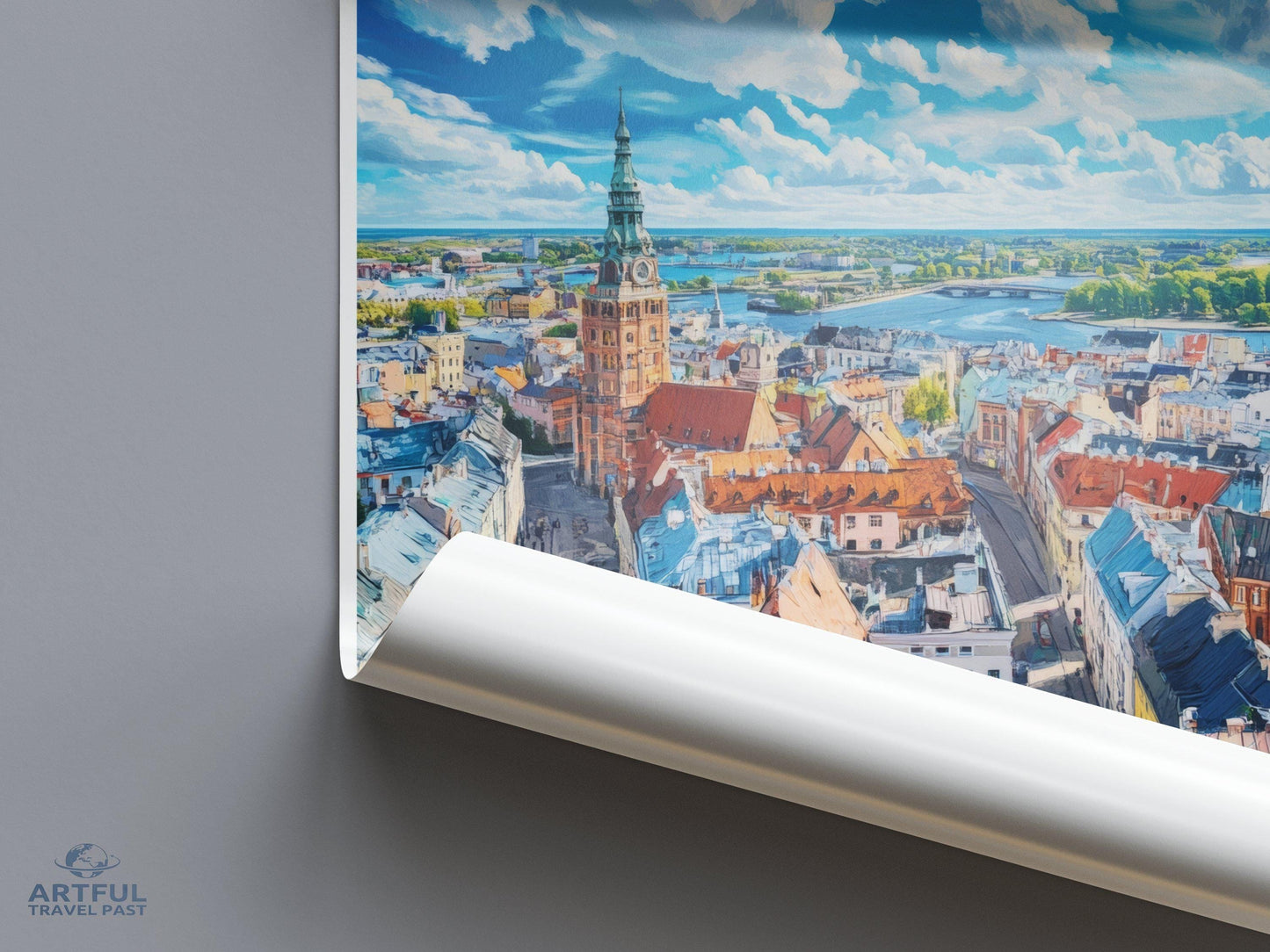 Riga Poster - Latvia Wall Art
